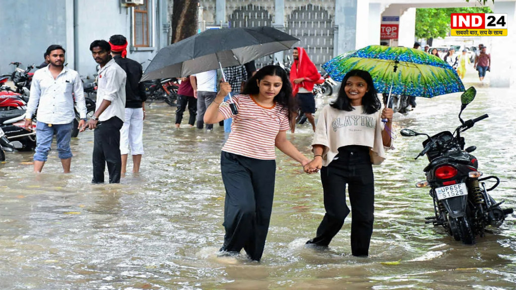 Heavy Rain Alert: राजस्थान से मिजोरम तक सक्रिय मानसून ट्रफ, बंगाल-पंजाब में भारी बारिश का अलर्ट; कई राज्यों में बाढ़ और भूस्खलन का खतरा