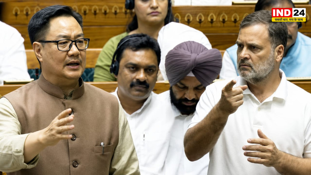 संसद में छात्र प्रदर्शन पर हंगामा: राहुल गांधी ने अमित शाह और RSS को घेरा, सरकार ने की माफी की मांग