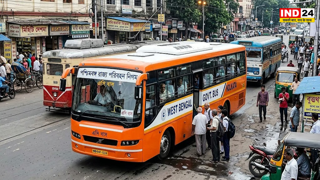 पश्चिम बंगाल में अब भगवा रंग में दौड़ेंगी सरकारी बसें, परिवहन मंत्री अर्जुन सिंह का बड़ा बयान नील-सफेद और लाल पर कसा तंज