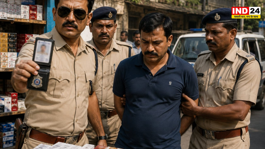 पुलिस अधिकारी बताकर झांसे में लिया, बाँशद्रोणी में व्यापारी से 85 हजार रुपये के सिगरेट की ठगी