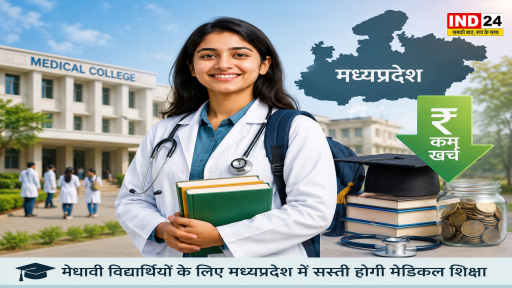 MP Medical Admission 2026: मेधावी छात्रों को बड़ी राहत! मेडिकल की फीस होगी एक-तिहाई तक कम, NEET मेरिट वालों को मिलेगा डबल फायदा