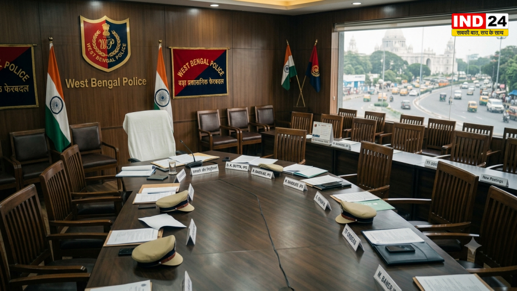 पश्चिम बंगाल पुलिस में बड़ा प्रशासनिक फेरबदल, 33 अधिकारियों के तबादले के साथ कई अहम पदों पर नई नियुक्तियां
