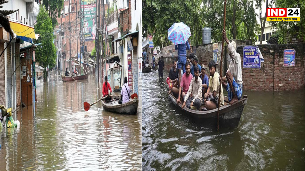 UP Flood News: यूपी में बाढ़ का खतरा बढ़ा, 4 तहसीलों के 42 गांव प्रभावित; राहत के लिए 1,400 चौकियां और 55 नावें तैनात