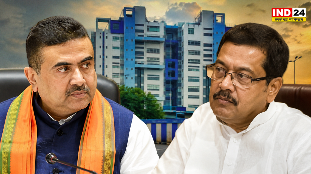 नबन्ना में मुख्यमंत्री सुवेंदु अधिकारी और सुदीप बंद्योपाध्याय की अचानक मुलाकात, आधे घंटे की बैठक से तेज हुई सियासी अटकलें