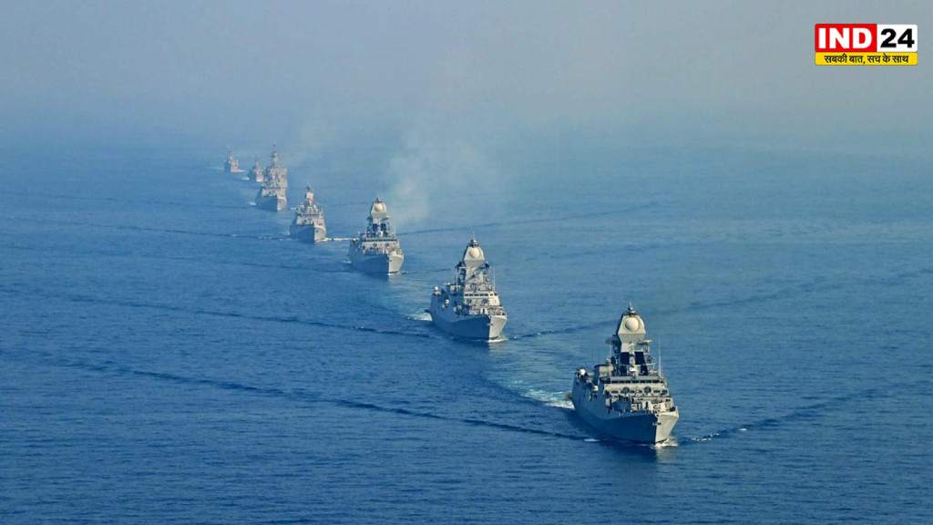 समुद्र से सामरिक संदेश: दो सौ युद्धपोतों वाली नौसेना के लक्ष्य के साथ भारत ने बढ़ाया रक्षा विस्तार का अभियान