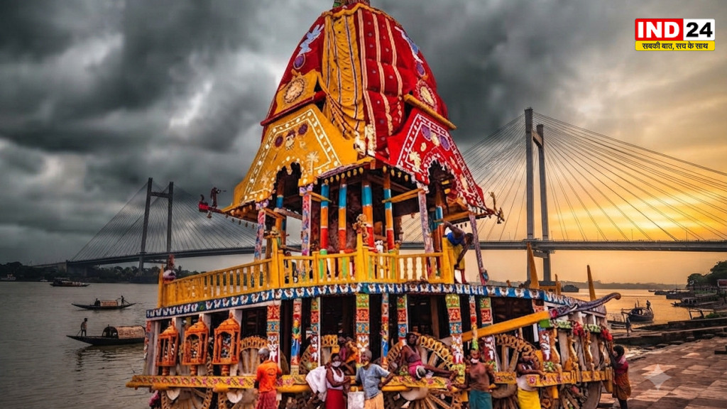 रथयात्रा पर मौसम की मार: कोलकाता सहित पूरे बंगाल में भारी बारिश का अलर्ट, कई जिलों में रेड अलर्ट जारी
