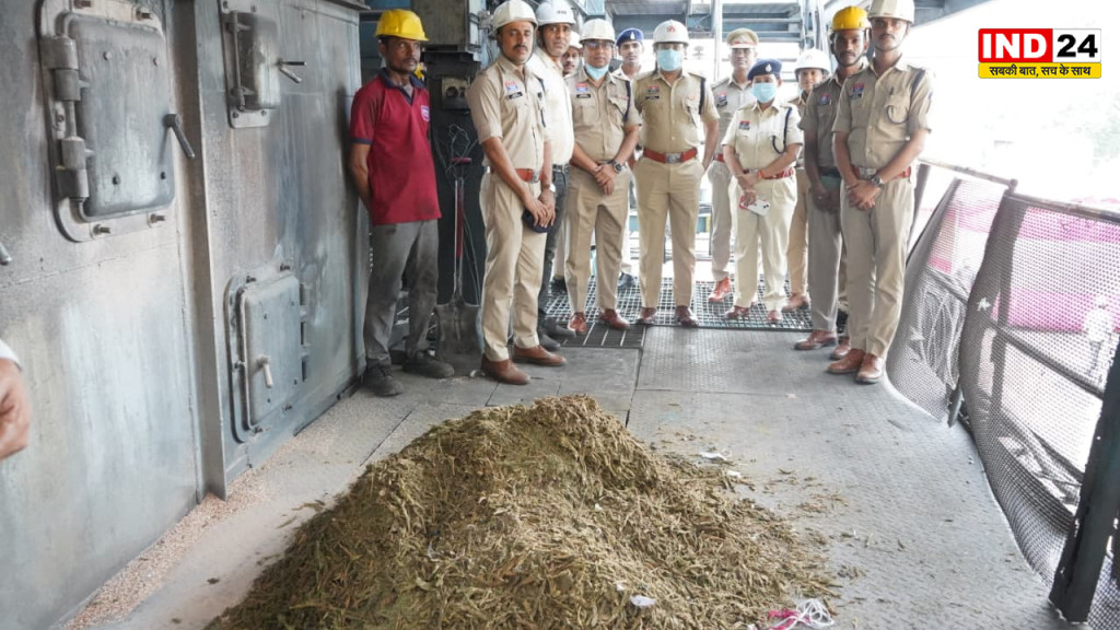 रायपुर पुलिस ने 43 एनडीपीएस मामलों में जब्त मादक पदार्थों का किया विधिसम्मत नष्टीकरण