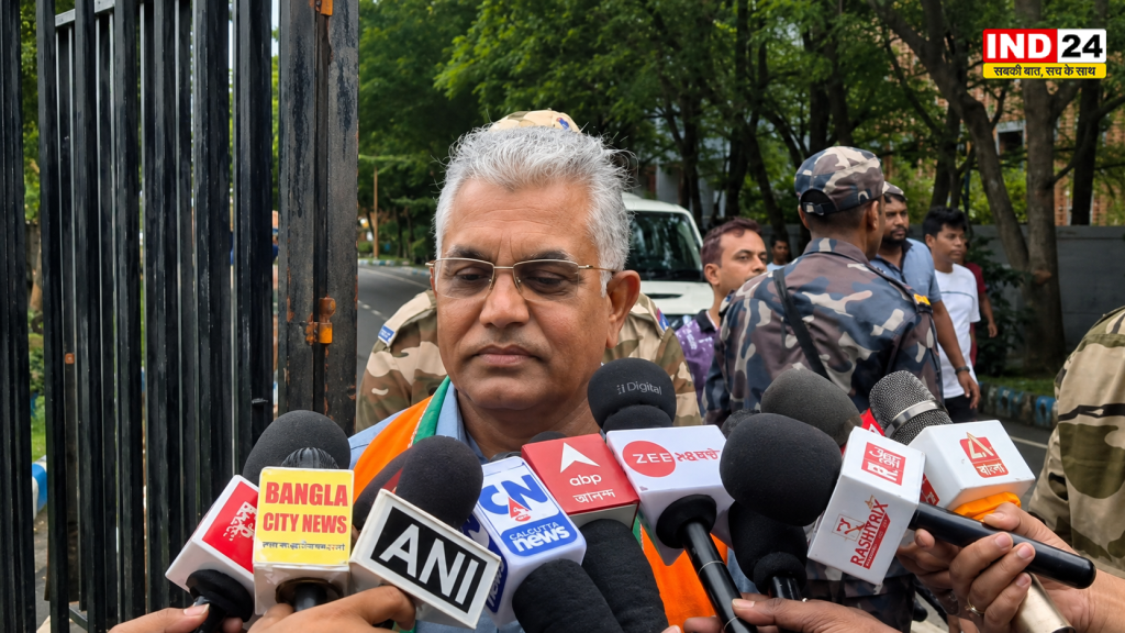 तृणमूल पर दिलीप घोष का बड़ा हमला, भवन विवाद से 'डायमंड हार्बर मॉडल' तक लगाए गंभीर आरोप