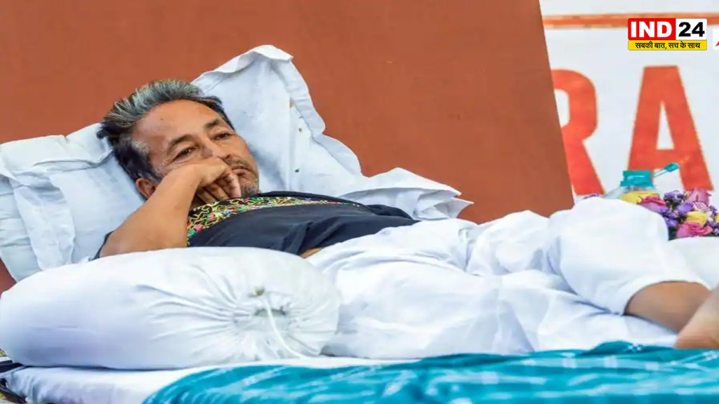भूख हड़ताल के 21वें दिन जंतर-मंतर से हटाए गए सोनम वांगचुक, दिल्ली पुलिस अस्पताल लेकर पहुंची
