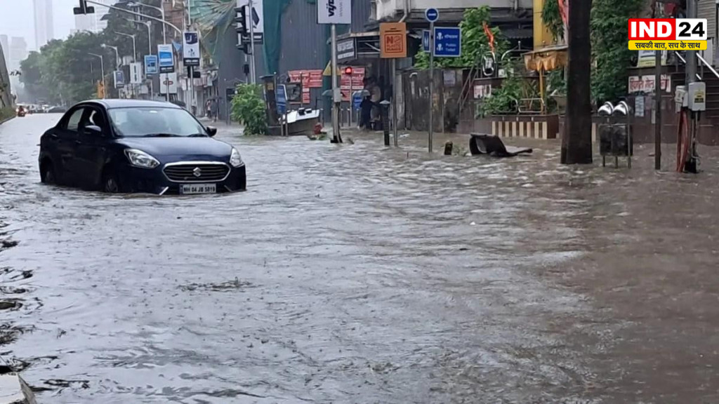 मुंबई में आसमान से बरसी आफत, 5 घंटे में 70 मिमी से ज्यादा बारिश; कई जिलों में रेड अलर्ट जारी