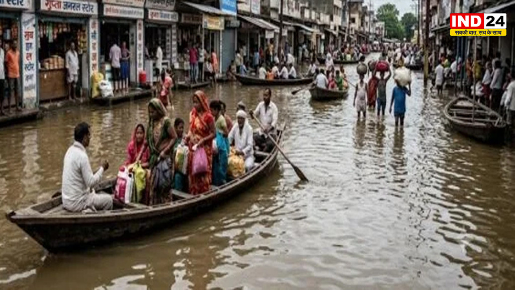 यूपी में बारिश-बाढ़ से बिगड़े हालात, 6 नदियां खतरे के निशान के ऊपर, 13 जिलों में बाढ़