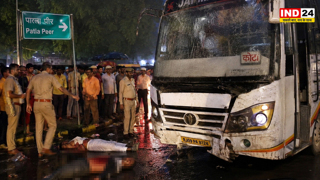 राजस्थान झालावाड़ में दर्दनाक हादसा, बेकाबू बस ने श्रद्धालुओं को कुचला, 4 की मौत