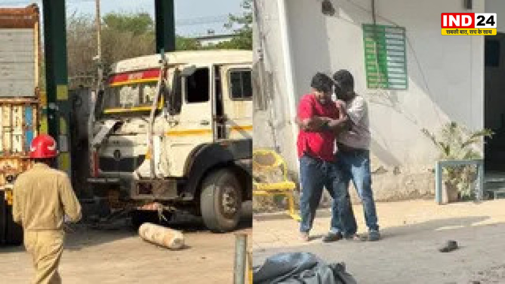 दिल्ली के टिकरी कलां CNG पंप पर अचानक फटा ट्रक का सिलेंडर, धमाके में एक की मौत और 5 घायल