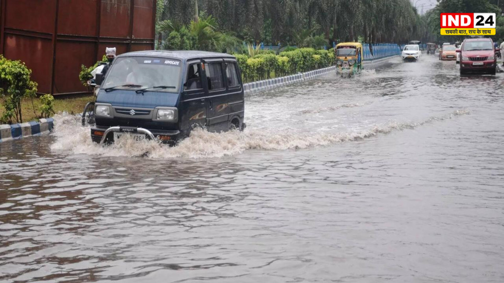 यूपी में मानसून सुस्त, 71 जिलों में बारिश का अलर्ट; बलिया में नदी में समाए 9 मकान