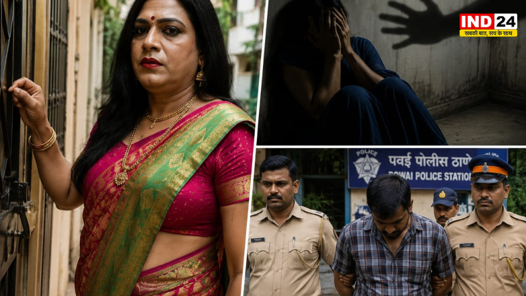 मुंबई के पवई में किन्नर का भेष बनाकर घर में घुसा आरोपी: तंत्र-मंत्र के बहाने महिला से दुष्कर्म, 100+ CCTV से गिरफ्तार
