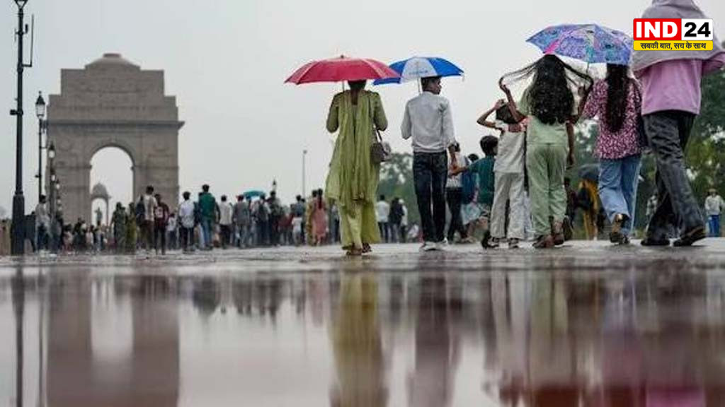 दिल्ली-एनसीआर पर 3 दिन तक बारिश का पहरा: आईएमडी का येलो अलर्ट, मध्य और उत्तर भारत में बाढ़ का बढ़ता खतरा