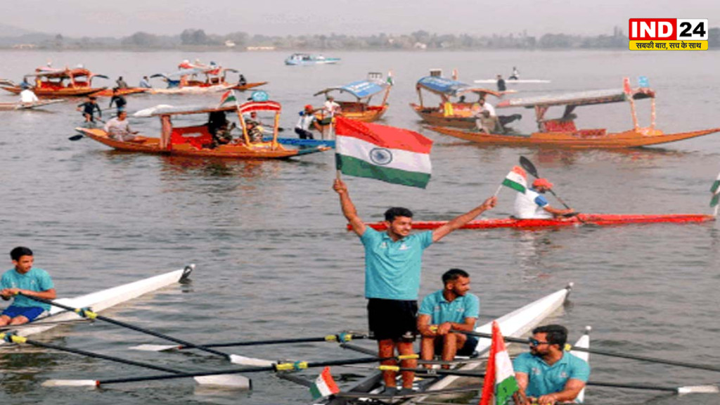 Kashmir Tiranga Yatra: डल झील किनारे देशभक्ति का उत्सव