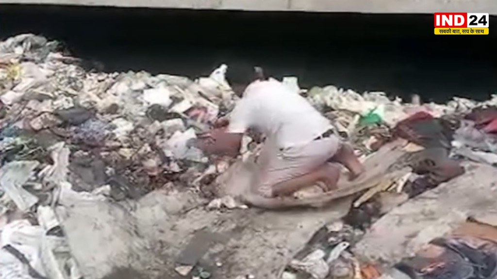 खुले नाले में लापता बेटे की तलाश में खुद उतरा पिता, जसोला में प्रशासन पर उठे गंभीर सवाल
