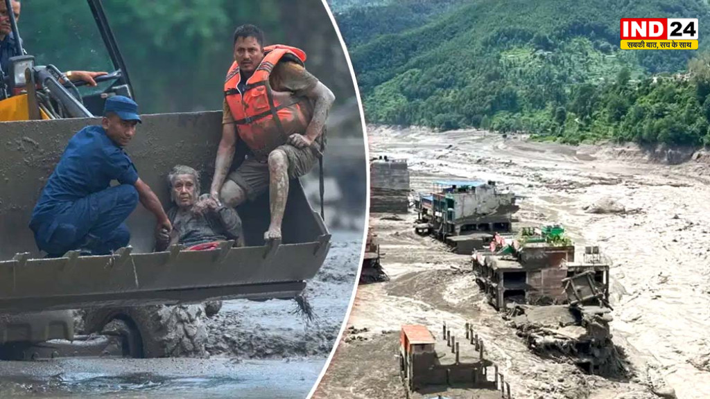 नेपाल पर फिर मंडराया भीषण बाढ़ का खतरा, चीन में भूकंप के बाद टूटी बैरियर झील; रेस्क्यू ऑपरेशन रोका