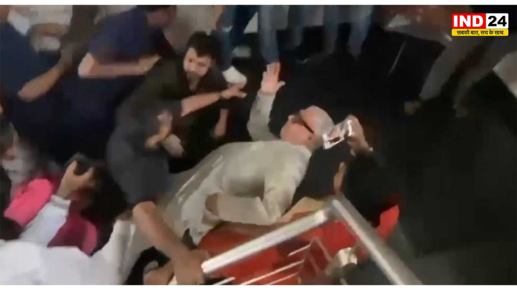 कोलकाता में TMC कार्यालय के बाहर हंगामा, सीढ़ियों से गिरे डेरेक ओ'ब्रायन, साइनबोर्ड हटाने पहुंची थी KMC