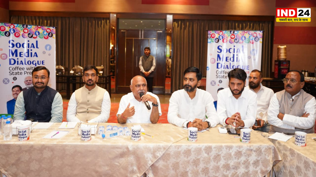हेमंत खंडेलवाल ने सोशल मीडिया इन्फ्लुएंसर्स से किया संवाद, बोले- विकसित भारत के संकल्प में निभाएं भूमिका