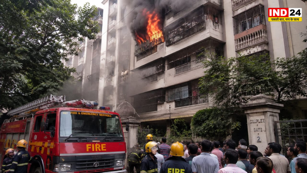 हावड़ा के हाउसिंग कॉम्प्लेक्स में भीषण आग: फ्लैट से उठा धुएं का गुबार, समय रहते खाली कराई गई इमारत