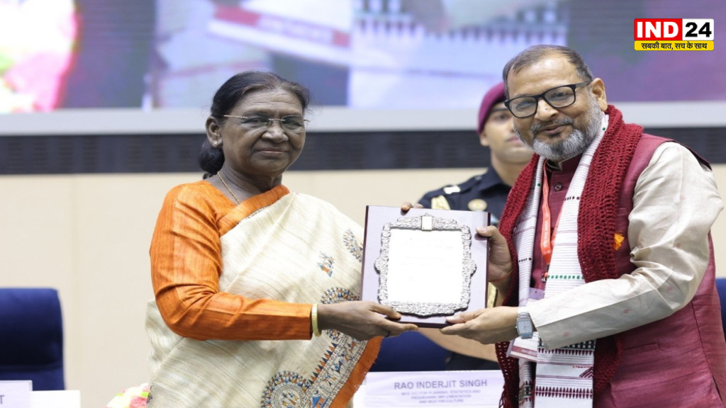 पद्मश्री अनूप रंजन पांडेय को संगीत नाटक अकादमी पुरस्कार, राष्ट्रपति द्रौपदी मुर्मु ने किया सम्मानित