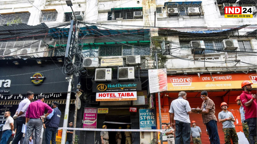 कोलकाता के न्यू मार्केट होटल अग्निकांड में बड़ा खुलासा, एक ही इमारत में जारी थे 40 ट्रेड लाइसेंस, बिना जांच के मिले फिएर सर्टिफिकेट पर उठे सवाल
