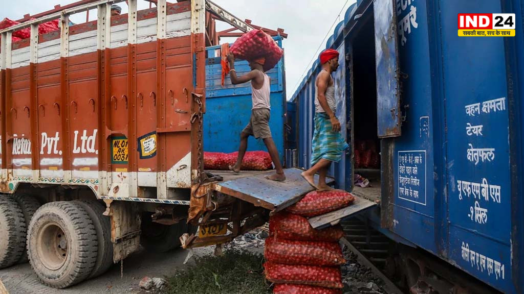 दिल्ली पहुंची पहली ‘कांदा एक्सप्रेस’, 453.65 टन प्याज से बढ़ेगी आपूर्ति; ₹35 किलो में मिलेगा प्याज