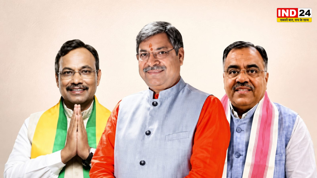 भाजपा में बड़ा सांगठनिक फेरबदल, विनोद तावड़े को उत्तर प्रदेश, तरुण चुग को गुजरात और सतीश पूनिया को पंजाब की कमान