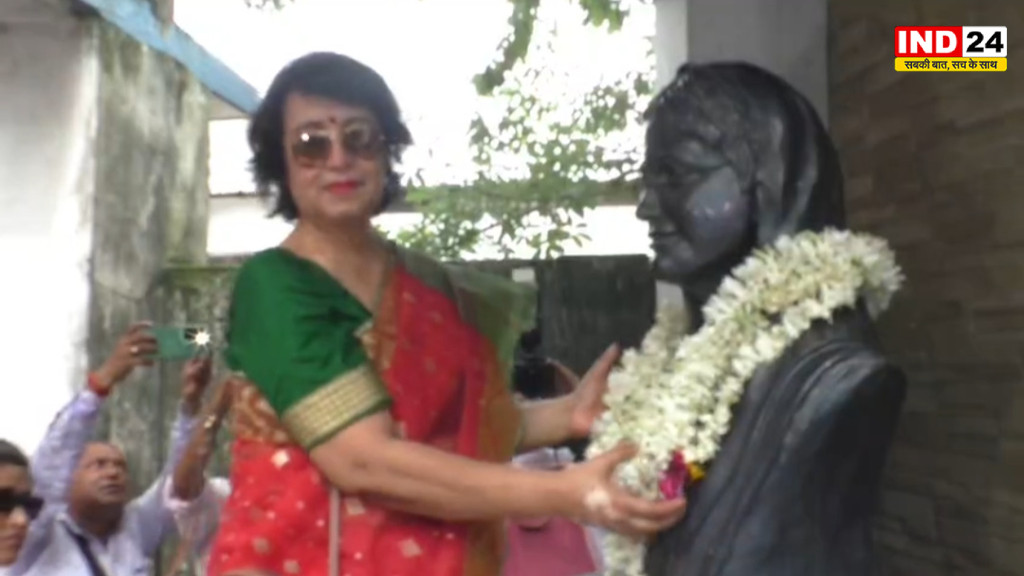 तसलीमा नसरीन ने बेगम रुकैया की समाधि पर दी श्रद्धांजलि, बांग्लादेश वापसी को लेकर जताई चिंता