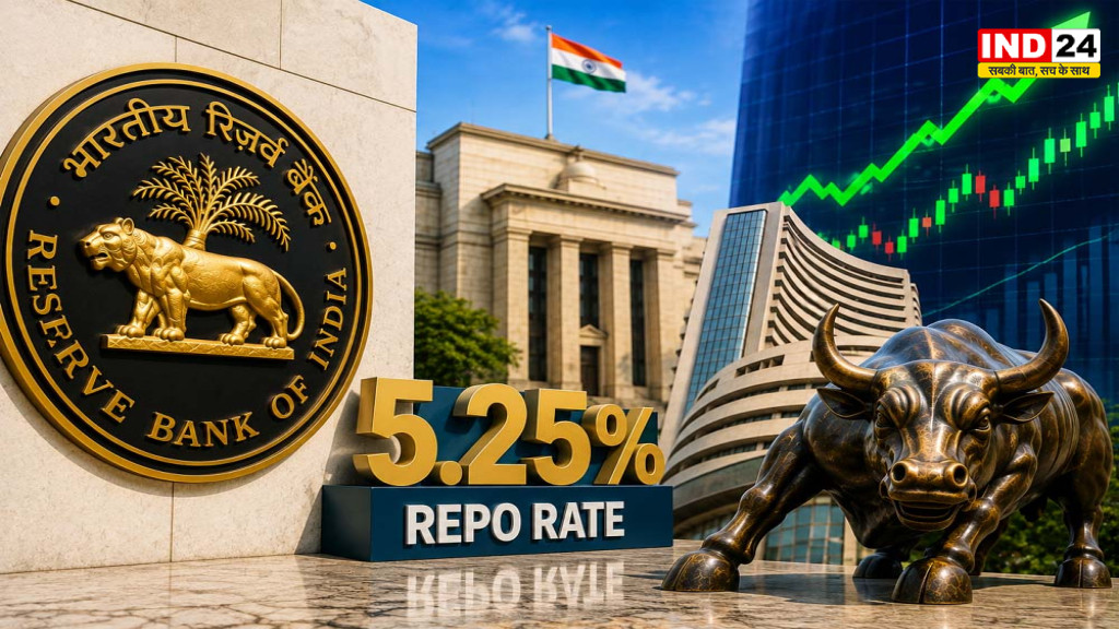 Stock Market Today: RBI की मौद्रिक नीति के बाद शेयर बाजार में मजबूती, सेंसेक्स 152 अंक चढ़ा, निफ्टी 24,624 पर बंद