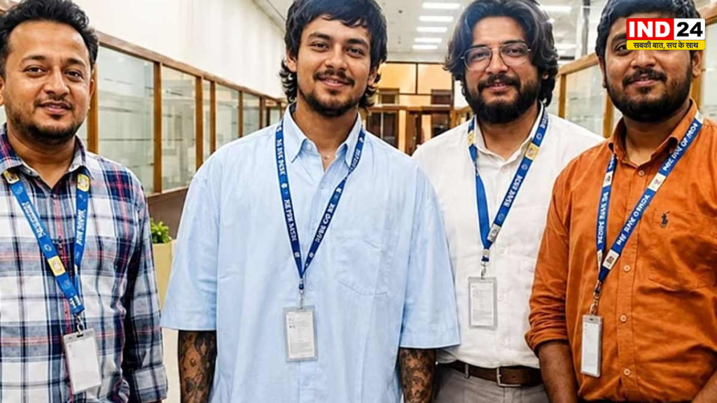 फॉर्मल लुक में RBI दफ्तर पहुंचे क्रिकेटर ईशान किशन, पटना शाखा में असिस्टेंट मैनेजर हैं स्टार बल्लेबाज, सहकर्मियों संग वायरल हुई तस्वीर