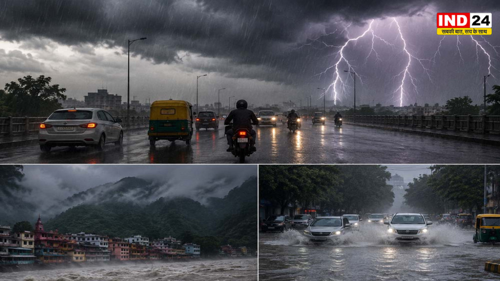 मॉनसून अलर्ट: आज कई राज्यों में भारी बारिश का खतरा, IMD ने जारी की चेतावनी