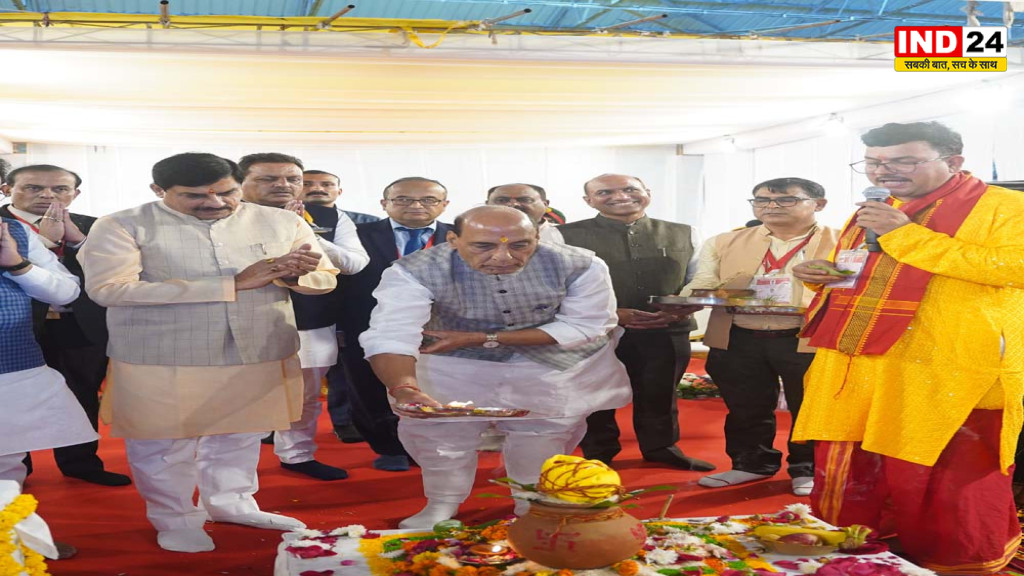 सीएम डॉ. मोहन और राजनाथ सिंह ने किया रक्षा के नए प्रोजेक्ट का शुभारंभ, सेना को मजबूत करने में MP निभाएगा बड़ा रोल