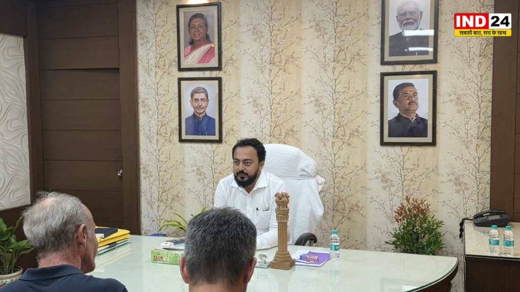 भारत-ब्राजील मैच से पहले युवभारती का निरीक्षण, ब्राजील प्रतिनिधिमंडल ने परखी तैयारियां