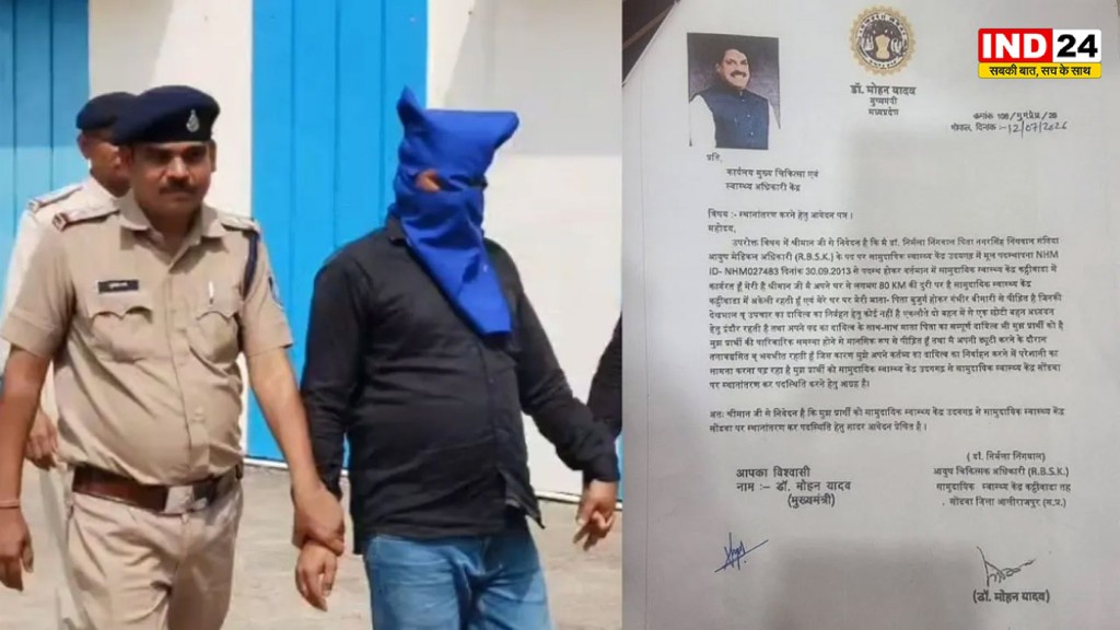 MP CM Fake Letterhead Viral: CM के फर्जी लेटरहेड से डॉक्टर का ट्रांसफर कराने की कोशिश, सीहोर से मुख्य आरोपी गिरफ्तार