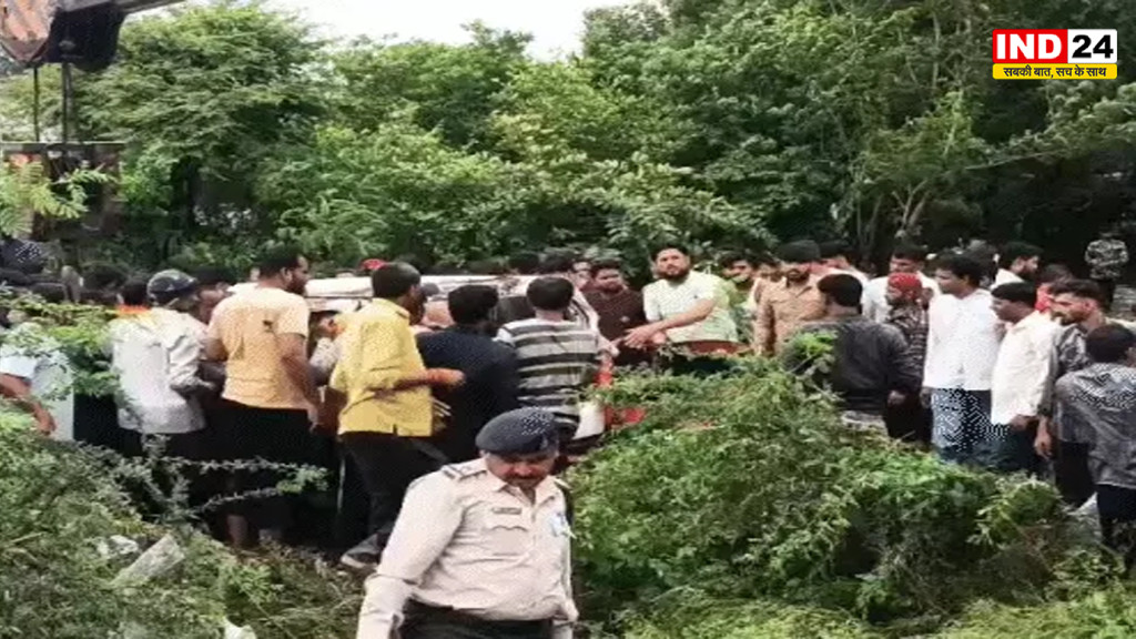 राजगढ़ में दर्दनाक हादसा, नाले में बही कार, 3 बच्चों समेत 9 की मौत, 2 युवकों ने तैरकर बचाई जान
