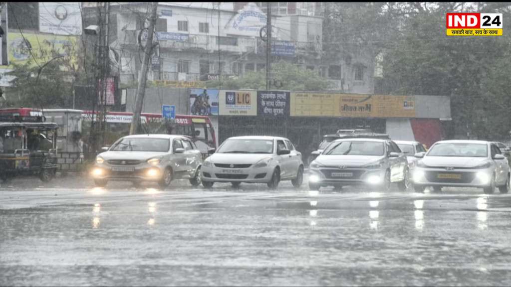 MP Weather Update: भोपाल में रात भर से तेज बारिश जारी, 21 जिलों में भारी बारिश की चेतावनी, नर्मदा का जलस्तर बढ़ा