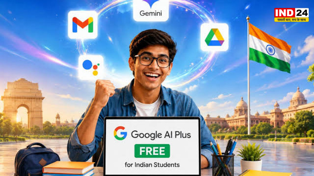 भारतीय छात्रों को Google का तोहफा, 1 साल का फ्री Google AI Plus