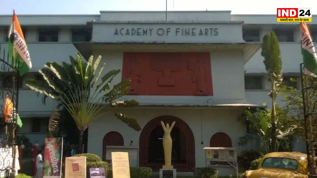 रंगों से उठी राजनीतिक बहस: कोलकाता की ऐतिहासिक कला अकादमी की दीवारों पर छिड़ा नया विवाद