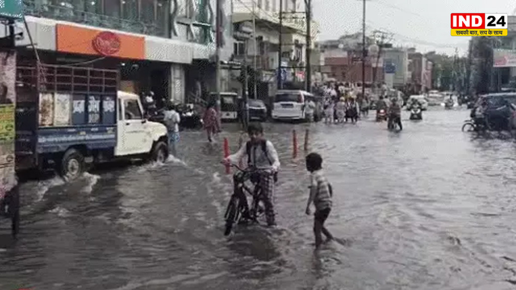 गोरखपुर-जौनपुर समेत 8 शहरों में झमाझम बारिश, सड़कें बनीं तालाब, काशी में घाट डूबे, 48 जिलों में अलर्ट