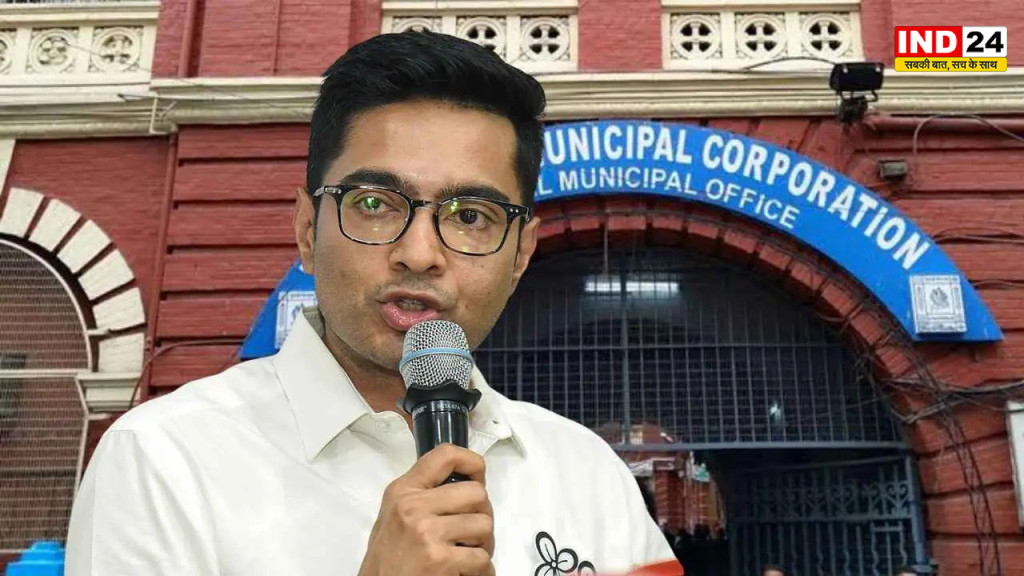 कैमैक स्ट्रीट में अभिषेक बनर्जी के कार्यालय पर नगर निगम की कार्रवाई, अवैध निर्माण के आरोप से गरमाया मामला