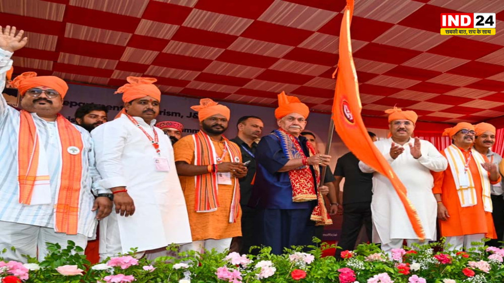 बाबा बूढ़ा अमरनाथ यात्रा शुरू, मनोज सिन्हा ने पहले जत्थे को दिखाई हरी झंडी; 28 अगस्त तक चलेगी यात्रा