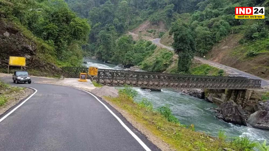 Arunachal Pradesh News: BRO ने 200 फीट बेली ब्रिज बनाकर बहाल किया हुरी गांव का संपर्क