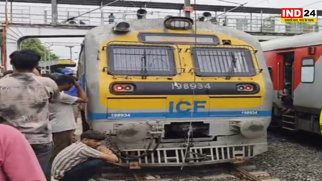 उज्जैन में बड़ा रेल हादसा टला, चलती ट्रेन पर गिरा हाई-वोल्टेज तार, यात्रियों ने कूदकर बचाई जान