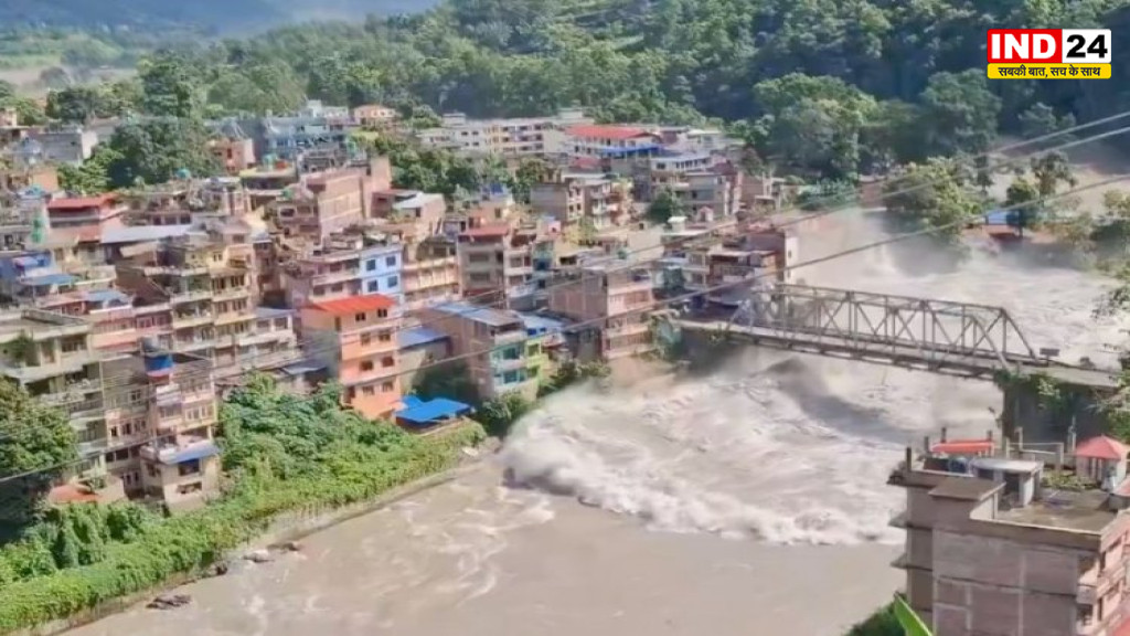 नेपाल में फिर बढ़ा भोटेकोशी नदी का जलस्तर, हाई अलर्ट जारी, प्रशासन ने लोगों को किया सतर्क