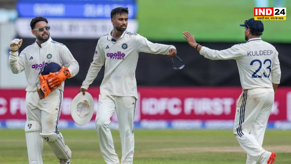 IND vs SL : मानव सुथार ने झटके 10 विकेट, भारत ने गॉल में बजाया जीत का डंका, श्रीलंका को हराया पहला टेस्ट मैच
