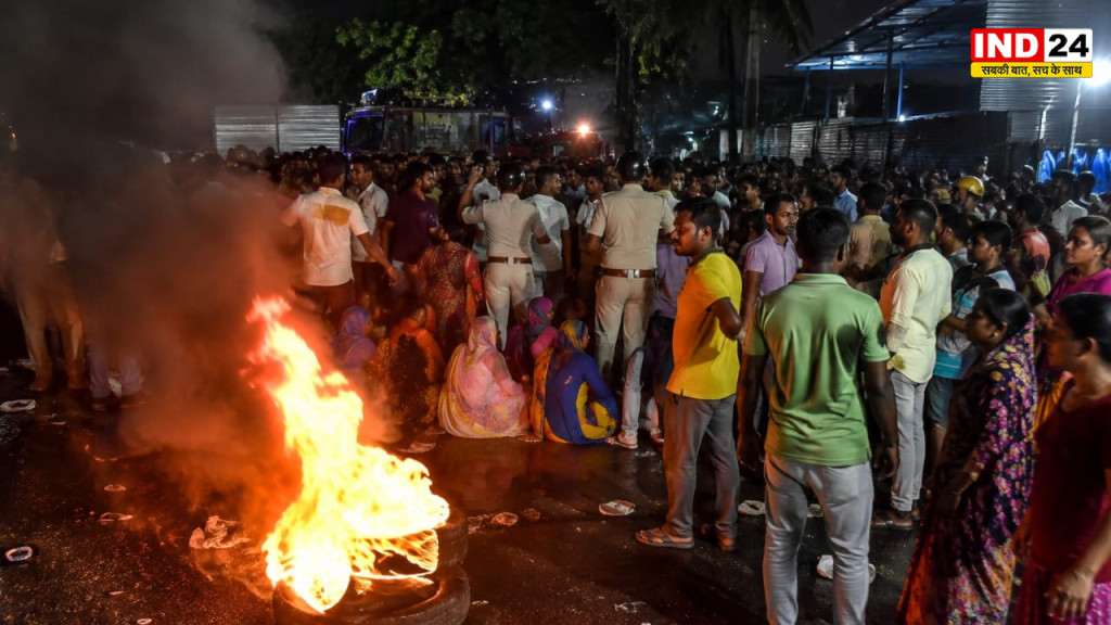 हारोआ में बर्फ फैक्ट्री से अमोनिया गैस का रिसाव: 25 से अधिक ग्रामीण बीमार, अस्पताल में भर्ती; सड़क जाम कर प्रदर्शन