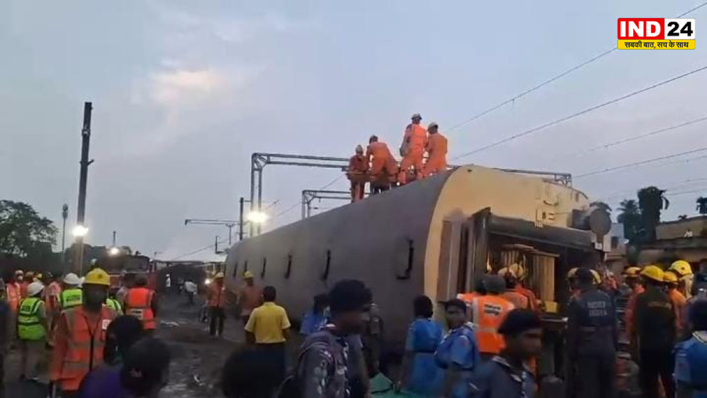 काकीनाड़ा स्टेशन पर ईस्टर्न रेलवे की मॉक ड्रिल, रेल हादसे में त्वरित बचाव और इलाज की तैयारियों का लिया जायजा